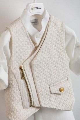 Εικόνα της ΒAΠΤΙΣΤΙΚΟ ΣΥΝΟΛΟ PICCOLLINO BE FABULOUS FURILO IVORY BFA23S01