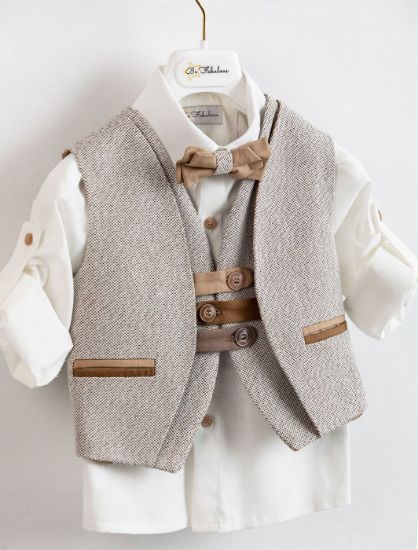 Εικόνα της ΒΑΠΤΙΣΤΙΚΟ ΣΥΝΟΛΟ PICCOLLINO BE FABULOUS LUCAS SAFARI BFA23S05