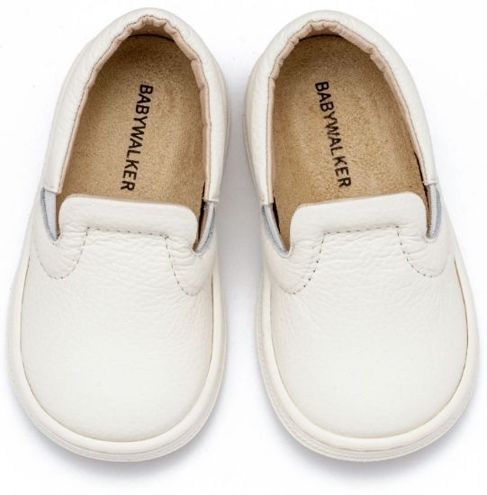 Εικόνα της Δερμάτινο Loafer BS3084 Λευκό