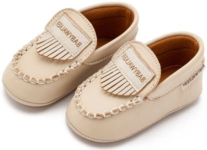 Εικόνα της Δερμάτινο Loafer MI1128 Εκρού