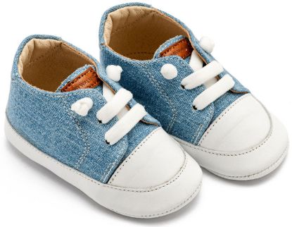 Εικόνα της Δερμάτινο Sneakers MI1131 Σιέλ