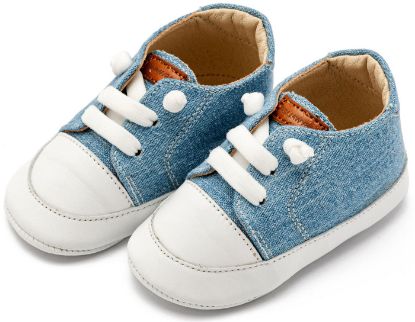 Εικόνα της Δερμάτινο Sneakers MI1131 Σιέλ