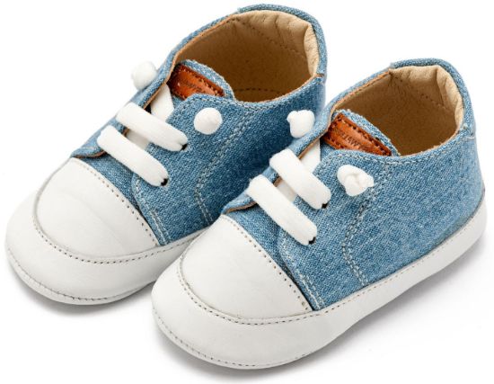 Εικόνα της Δερμάτινο Sneakers MI1131 Σιέλ