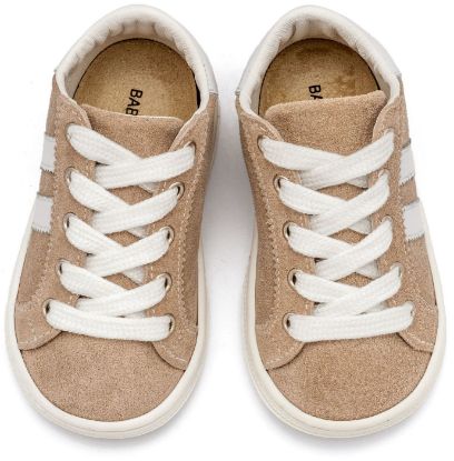 Εικόνα της Δετά Δίχρωμα Σνίκερς  BS3086 Μπεζ Λευκό