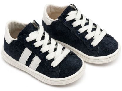 Εικόνα της Δετά Δίχρωμα Σνίκερς  BS3086 Μπλε Λευκό