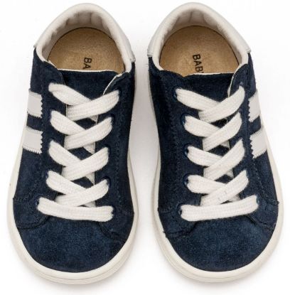 Εικόνα της Δετά Δίχρωμα Σνίκερς  BS3086 Μπλε Λευκό