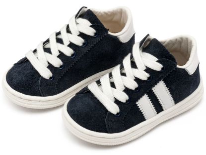 Εικόνα της Δετά Δίχρωμα Σνίκερς  BS3086 Μπλε Λευκό