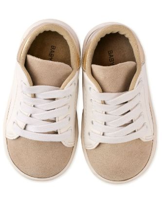 Εικόνα της Δετό Δίχρωμο Σνίκερ BS3037 Λευκό Μπεζ