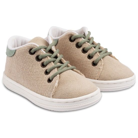 Εικόνα της Δετό Δίχρωμο Σνίκερ BS3073 Μπεζ Μέντα