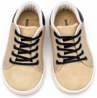 Εικόνα της Δετό Δίχρωμο Σνίκερ BS3073 Μπεζ Μπλέ