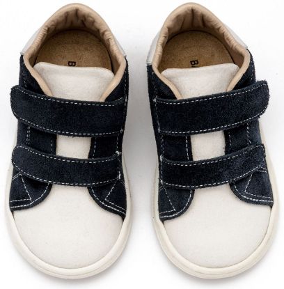 Εικόνα της Σνίκερ με Διπλή Μπαρέτα Χρατς BS3085 Λευκό Μπλε