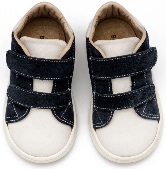 Εικόνα της Σνίκερ με Διπλή Μπαρέτα Χρατς BS3085 Λευκό Μπλε