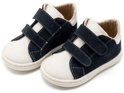 Εικόνα της Σνίκερ με Διπλή Μπαρέτα Χρατς BS3085 Λευκό Μπλε