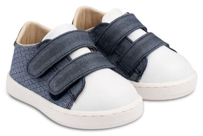 Εικόνα της Sneakers Διπλή Μπαρέτα Χρατς PRI2104  Μπλε Ρουά Λευκό