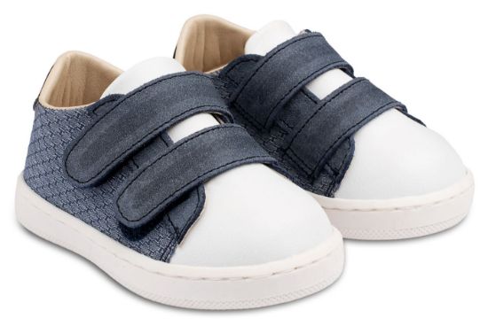 Εικόνα της Sneakers Διπλή Μπαρέτα Χρατς PRI2104  Μπλε Ρουά Λευκό