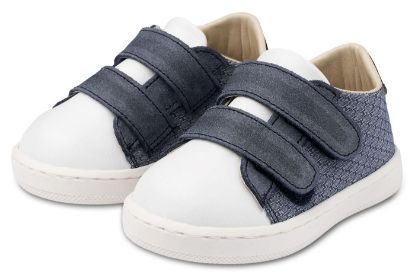 Εικόνα της Sneakers Διπλή Μπαρέτα Χρατς PRI2104  Μπλε Ρουά Λευκό