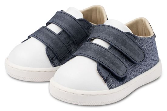 Εικόνα της Sneakers Διπλή Μπαρέτα Χρατς PRI2104  Μπλε Ρουά Λευκό