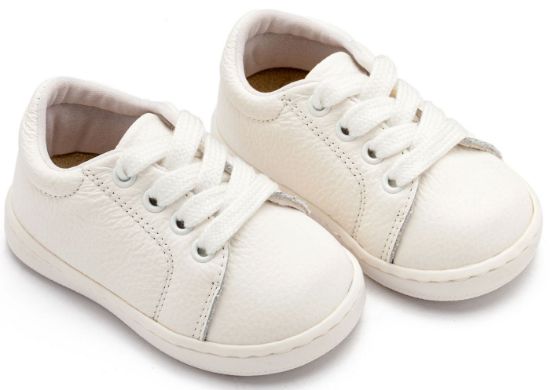 Εικόνα της Δερμάτινο Δετό Sneakers PRΙ2119 Λευκό