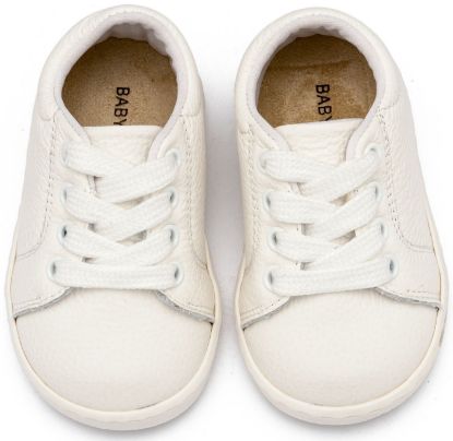 Εικόνα της Δερμάτινο Δετό Sneakers PRΙ2119 Λευκό