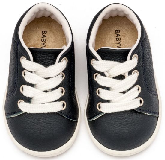 Εικόνα της Δερμάτινο Δετό Sneakers PRΙ2119 Μπλε