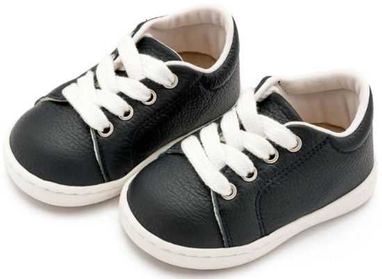 Εικόνα της Δερμάτινο Δετό Sneakers PRΙ2119 Μπλε