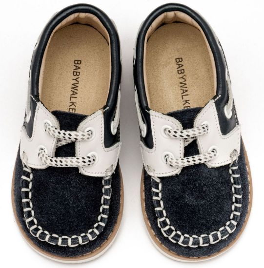 Εικόνα της Δερμάτινα Δετά Ιστιοπλοίας BW4169 Μπλε Λευκό