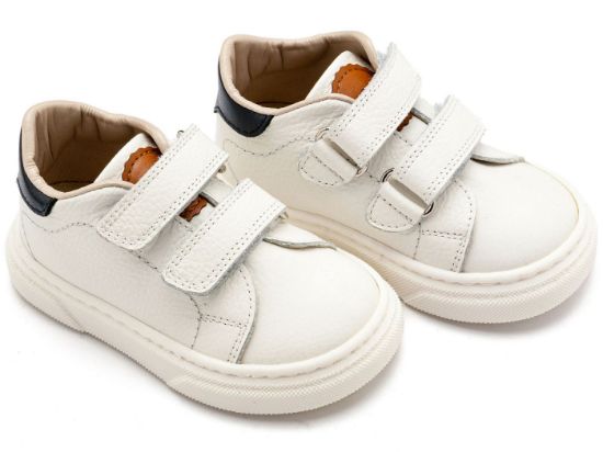 Εικόνα της Δερμάτινα Σνίκερ BW4297 Λευκό