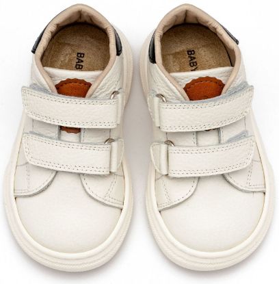 Εικόνα της Δερμάτινα Σνίκερ BW4297 Λευκό