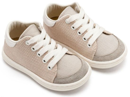 Εικόνα της Δετά Δίχρωμα Υφασμάτινα Σνίκερς BS3091