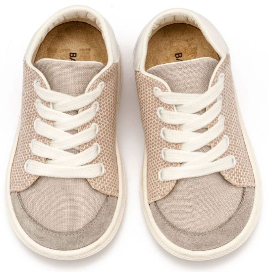 Εικόνα της Δετά Δίχρωμα Υφασμάτινα Σνίκερς BS3091