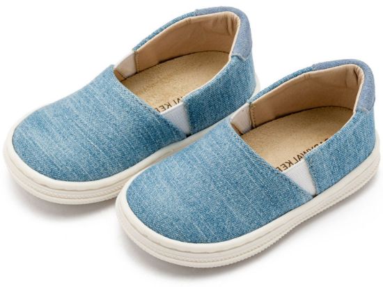 Εικόνα της Υφασμάτινa Loafers BS3089 Σιέλ