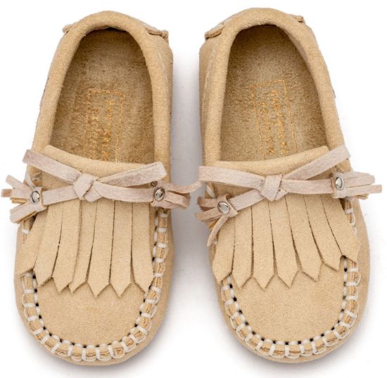 Εικόνα της Loafer με Κρόσια και Φιογκάκι EXC5298 Μπεζ 