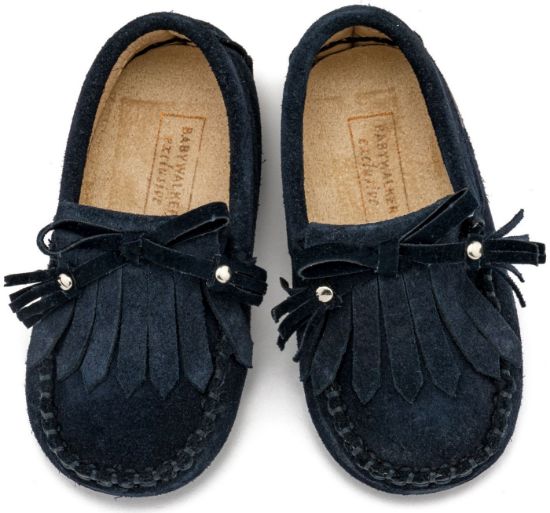 Εικόνα της Loafer με Κρόσια και Φιογκάκι EXC5298 Μπλε