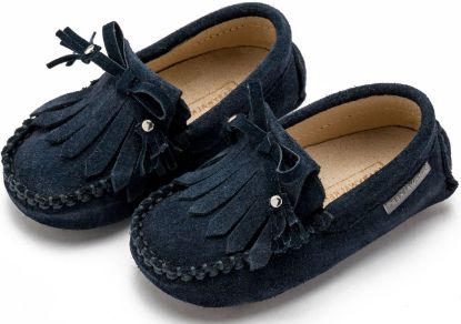 Εικόνα της Loafer με Κρόσια και Φιογκάκι EXC5298 Μπλε