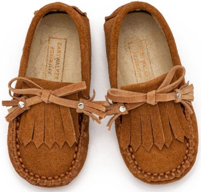 Εικόνα της Loafer με Κρόσια και Φιογκάκι EXC5298 Ταμπά