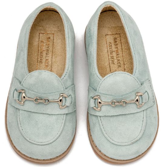 Εικόνα της Loafers με Μεταλλική Αγράφα EXC5285 Ανοιχτό Σιέλ