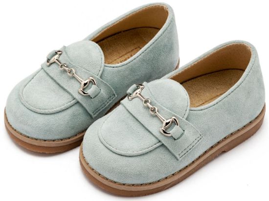 Εικόνα της Loafers με Μεταλλική Αγράφα EXC5285 Ανοιχτό Σιέλ