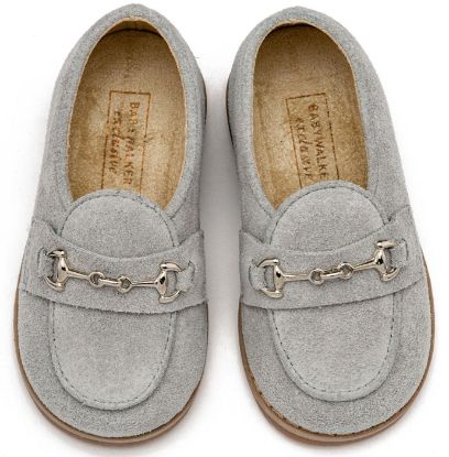 Εικόνα της Loafers με Μεταλλική Αγράφα EXC5285 Γκρι 