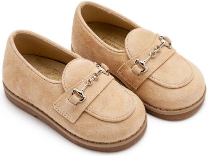 Εικόνα της Loafers με Μεταλλική Αγράφα EXC5285 Μπεζ  