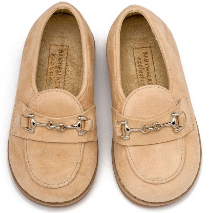 Εικόνα της Loafers με Μεταλλική Αγράφα EXC5285 Μπεζ  
