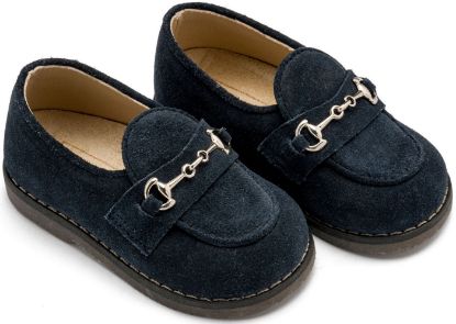 Εικόνα της Loafers με Μεταλλική Αγράφα EXC5285 Μπλε  