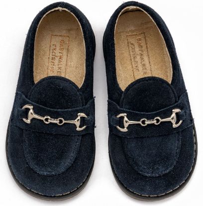Εικόνα της Loafers με Μεταλλική Αγράφα EXC5285 Μπλε  