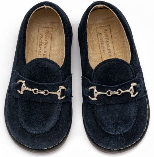 Εικόνα της Loafers με Μεταλλική Αγράφα EXC5285 Μπλε  