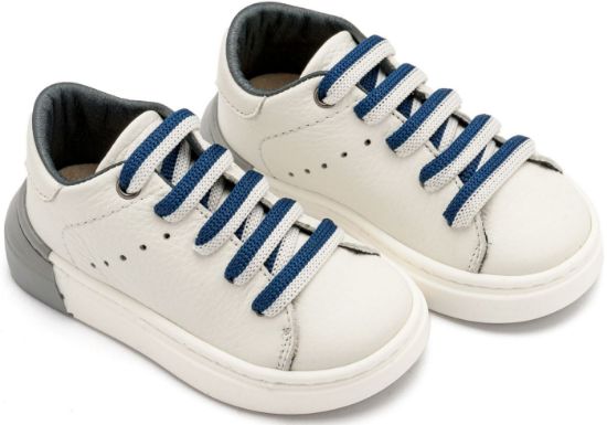 Εικόνα της Δετό Sneaker με Δίχρωμο Κορδόνι EXC5294 Λευκό Μπλε