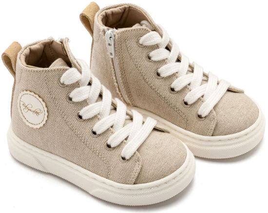 Εικόνα της Δετό Μποτάκι Sneaker με Φερμουάρ στο Πλάι EXC5301 Μπεζ