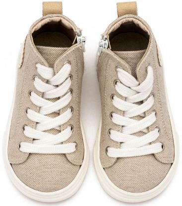 Εικόνα της Δετό Μποτάκι Sneaker με Φερμουάρ στο Πλάι EXC5301 Μπεζ