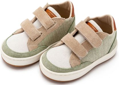 Εικόνα της Δίχρωμο Sneaker Διπλό Χρατς EXC5297 Μπεζ Μέντα 