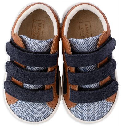 Εικόνα της Δίχρωμο Sneaker Τριπλό Χρατς EXC5174 Μπλε Ταμπά