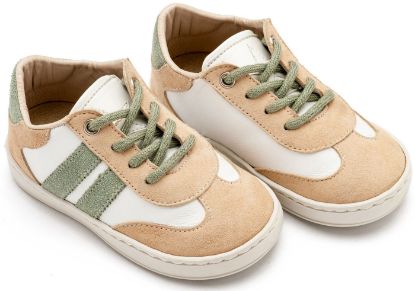 Εικόνα της Δίχρωμο Δετό Sneaker EXC5296 Μπεζ Μέντα 