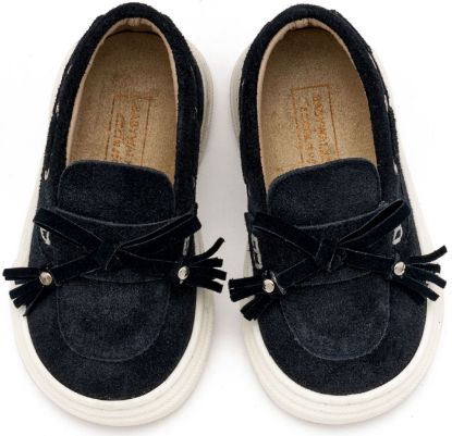 Εικόνα της Loafer με Κρόσια και Φιογκάκι EXC5295 Μπλε 